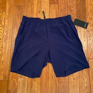 NWT Lululemon Men's Pace Breaker Shorts-Lined 9"-Size XXXL-Color-Navy
